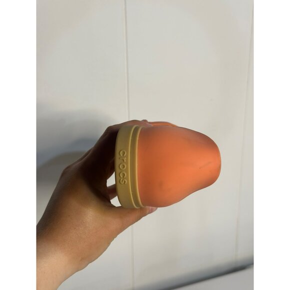 Crocs Tulum Open Flat Sandals | Women’s Size 6 Coral Pink Tan Lightweight Style - Picture 4 of 6